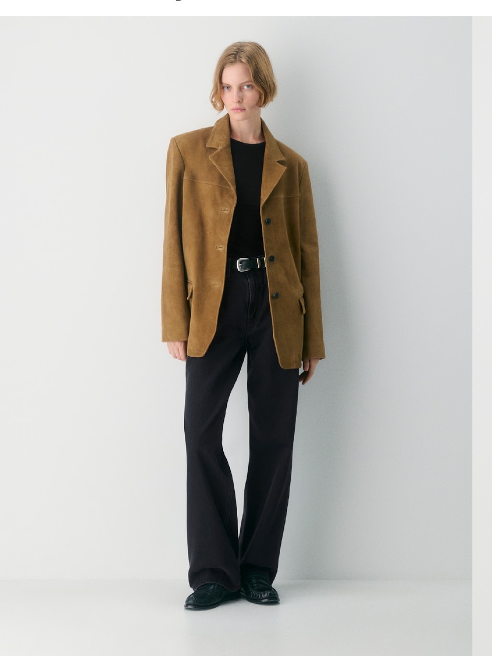 Aritzia Prima Suede Blazer